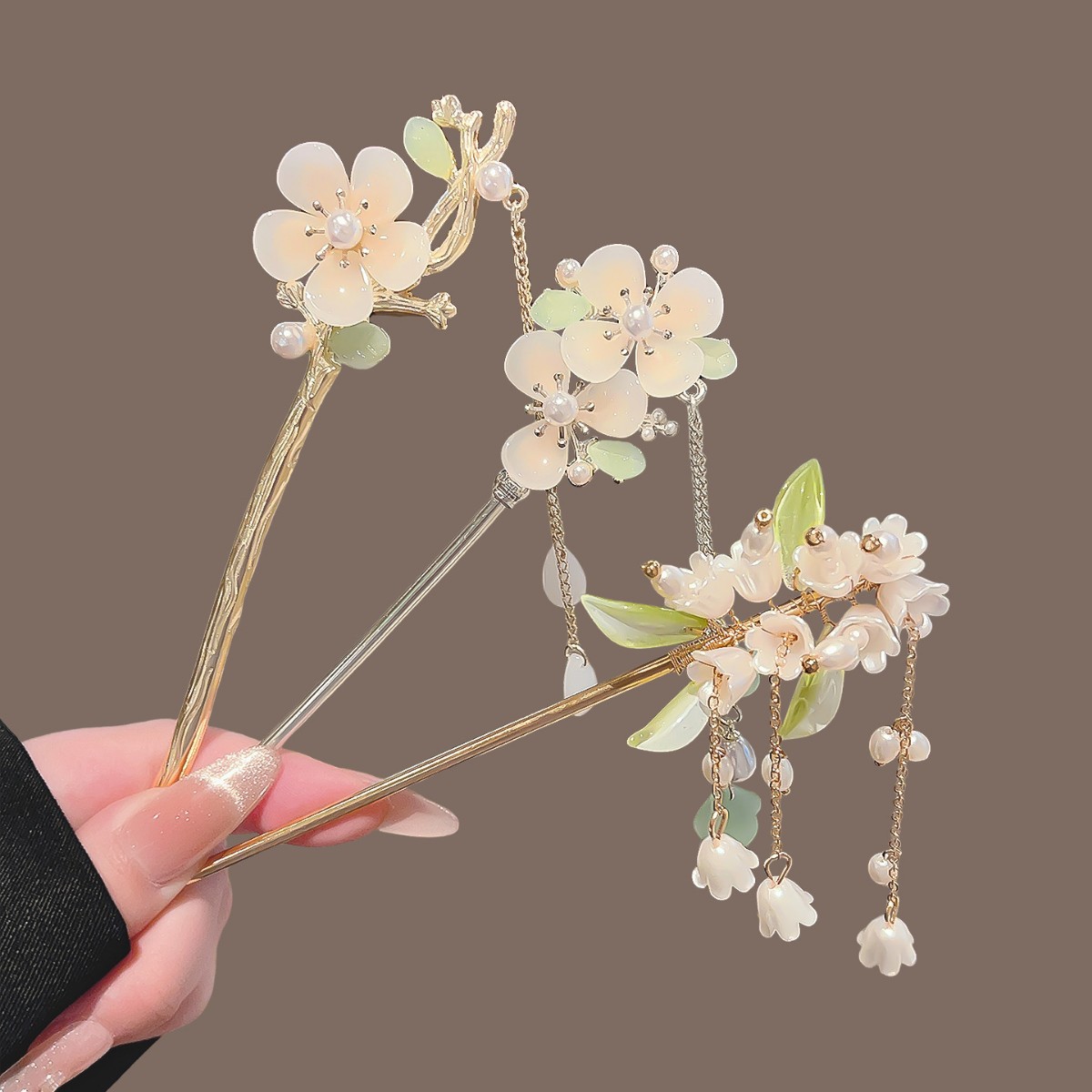 Women Knight Accessories - دبابيس شعر بتصميم صيني عتيق مع