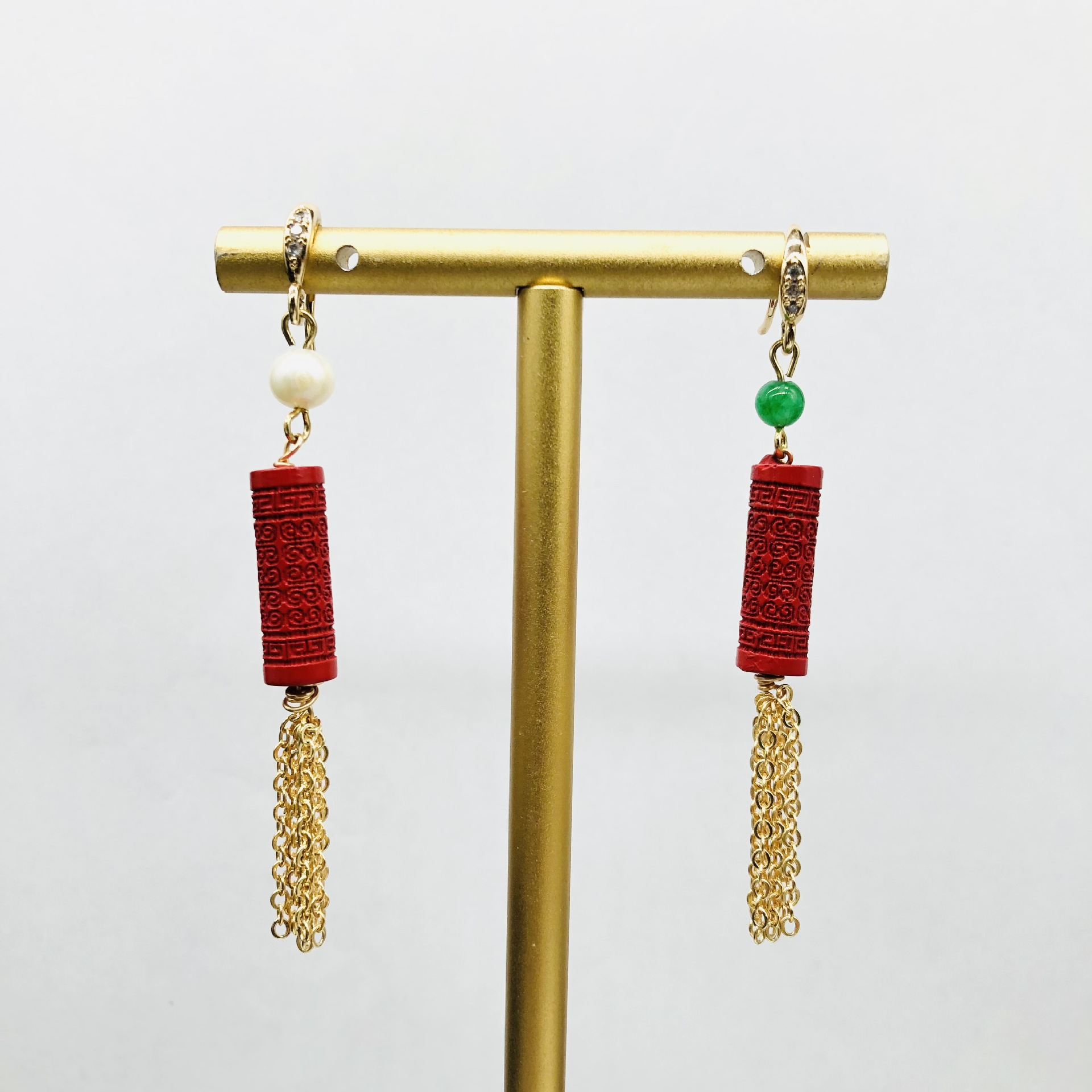 Women'S Accessories Manufacturers - AB الزنجفر مهدب الأقراط الأصلي الرجعية