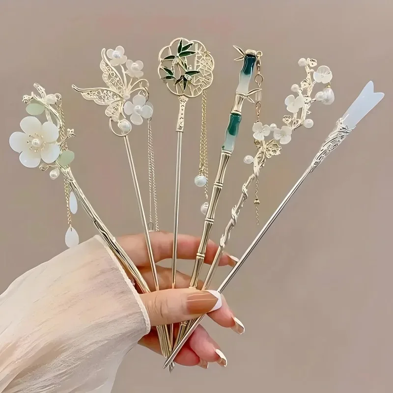 Women Accessories Shop Design - دبوس شعر أنيق على الطراز الصيني