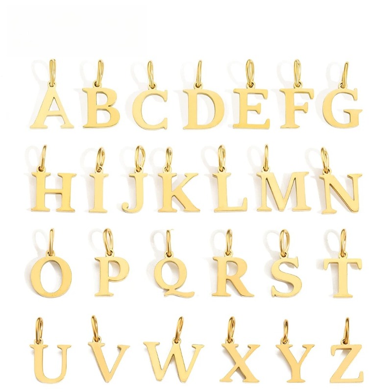 Women Accessories Name In English - قلادة حروف إنجليزية قابلة للتخصيص، إكسسوارات