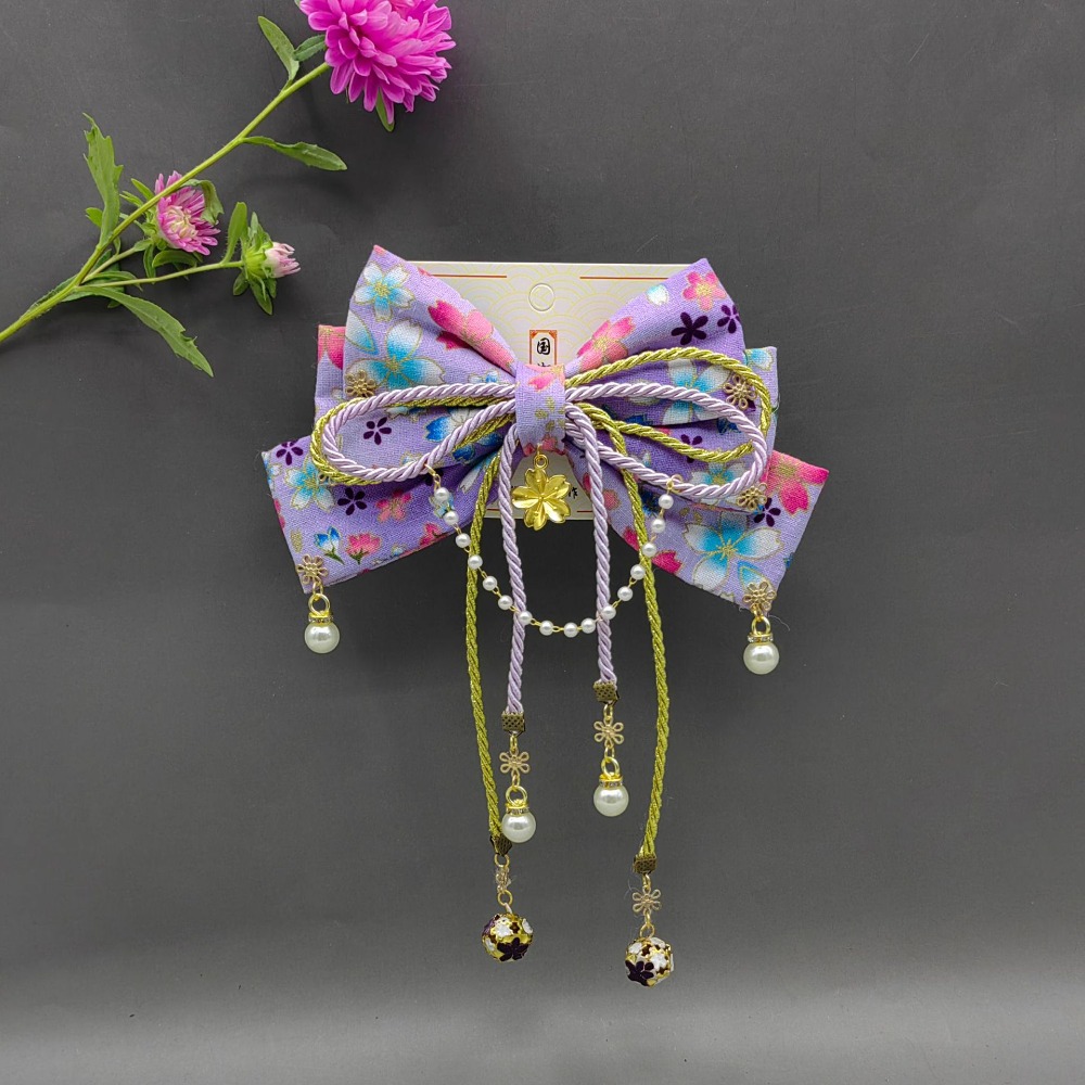 Women'S Kimono Accessories - مشبك شعر على شكل فيونكة بنمط