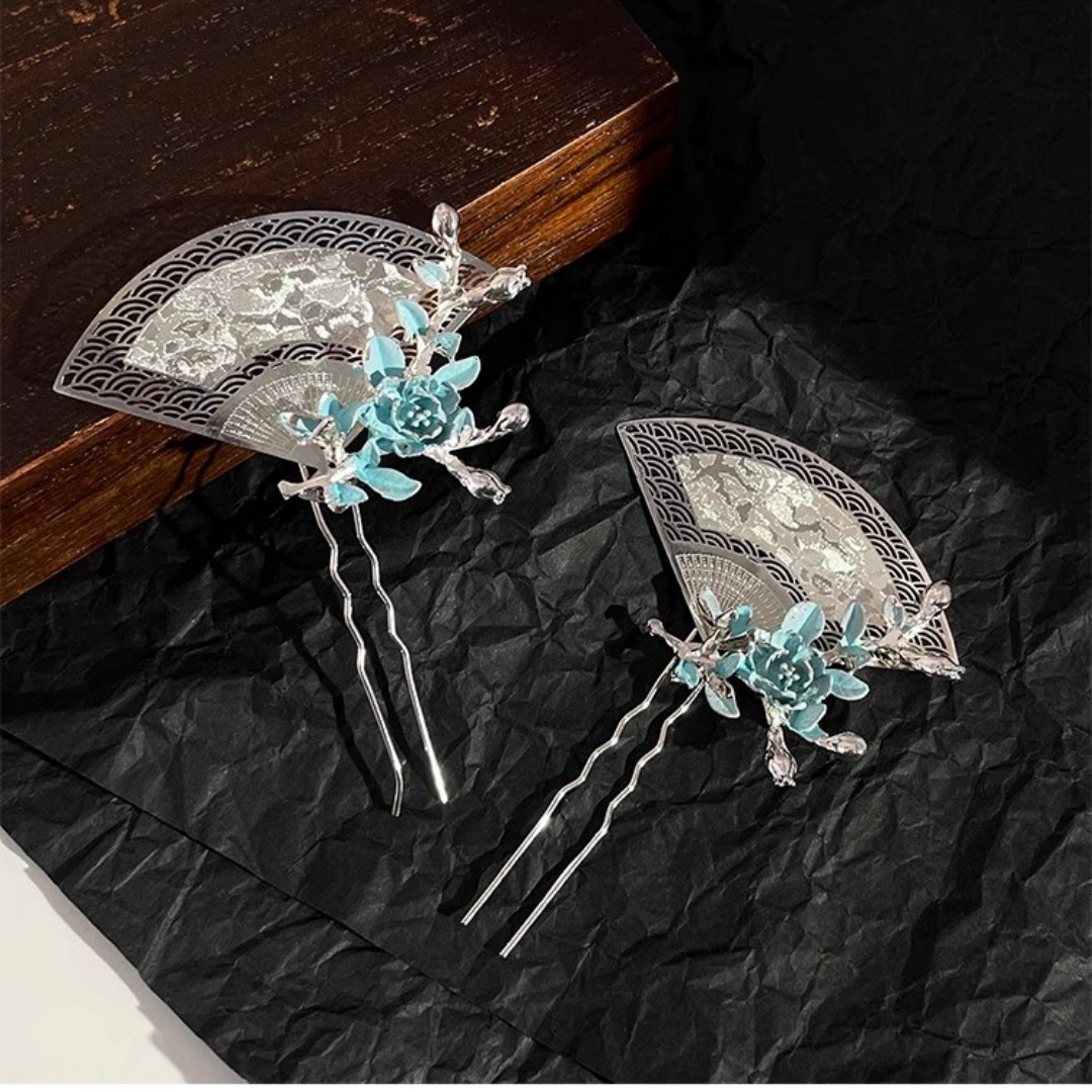 Women'S Formal Accessories - دبوس شعر جديد على شكل مروحة