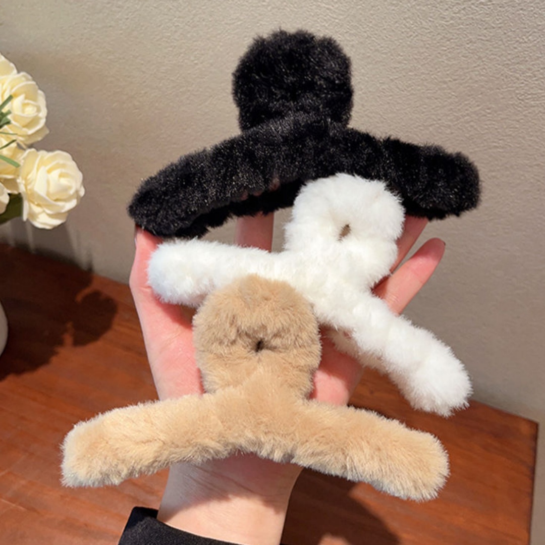 الشتاء القطيفة مشبك شعر دبابيس - مراجعة Women'S Winter Accessories Set وسعره