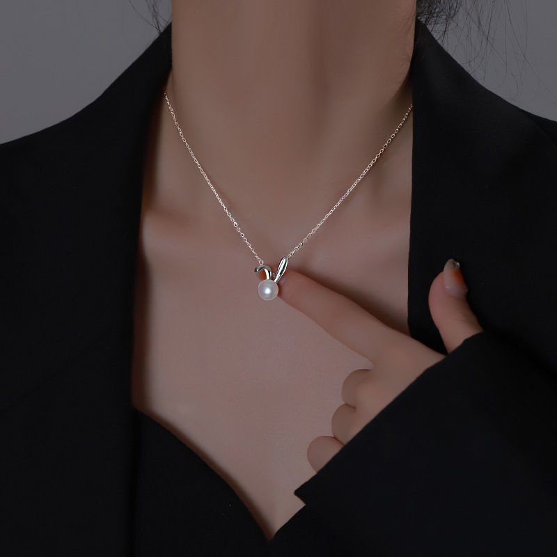 قلادة لؤلؤ أرنب للنساء ، سلسلة - مراجعة Women Accessories Meaning وسعره