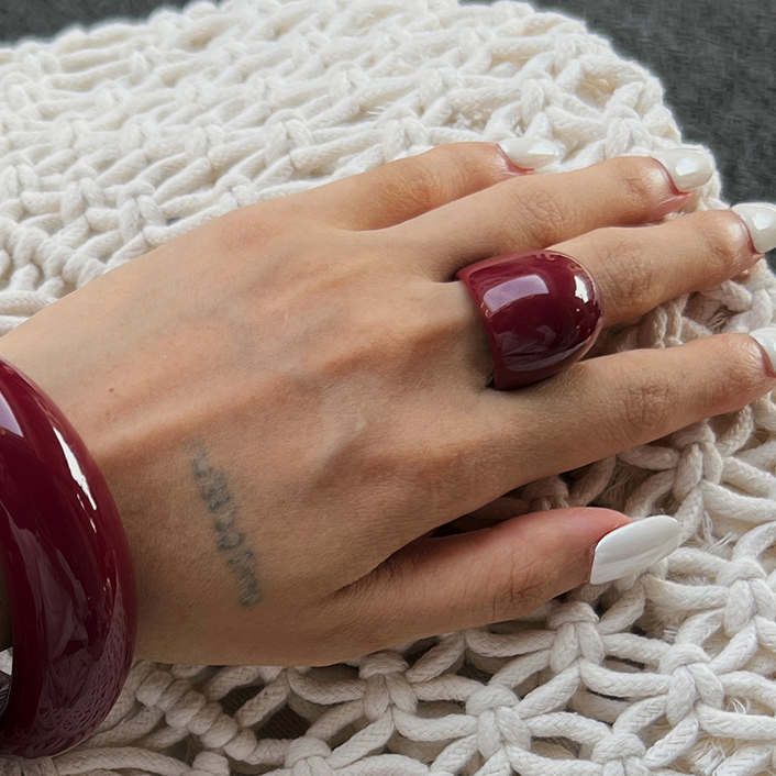 خاتم راتنج غير منتظم للنساء، ت - مراجعة Women'S Accessories Trends 2026 وسعره
