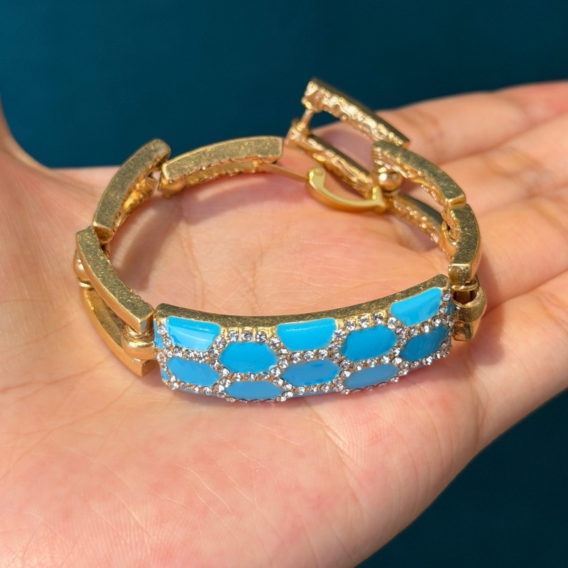 سوار مينا أزرق عتيق بتصميم قرص - مراجعة Women'S Accessories Trends 2026 وسعره