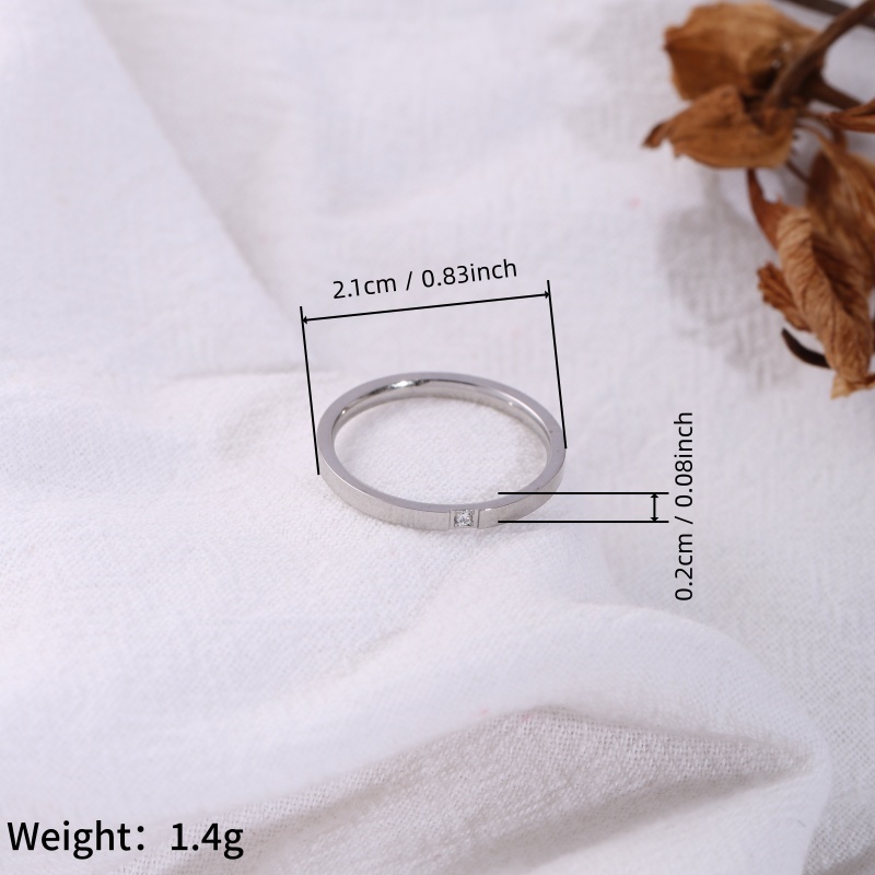 خاتم من الفولاذ المقاوم للصدأ  - مراجعة Women Accessories Meaning وسعره