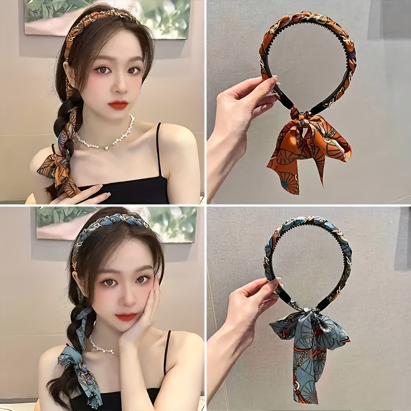 3 قطع من عصابة الرأس المطبوعة  - مراجعة Women Accessories Shop Design وسعره