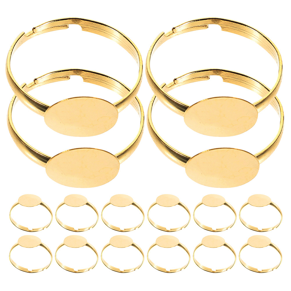 50 قطعة من قواعد الخواتم الفار - مراجعة Ring Set Adjustable وسعره