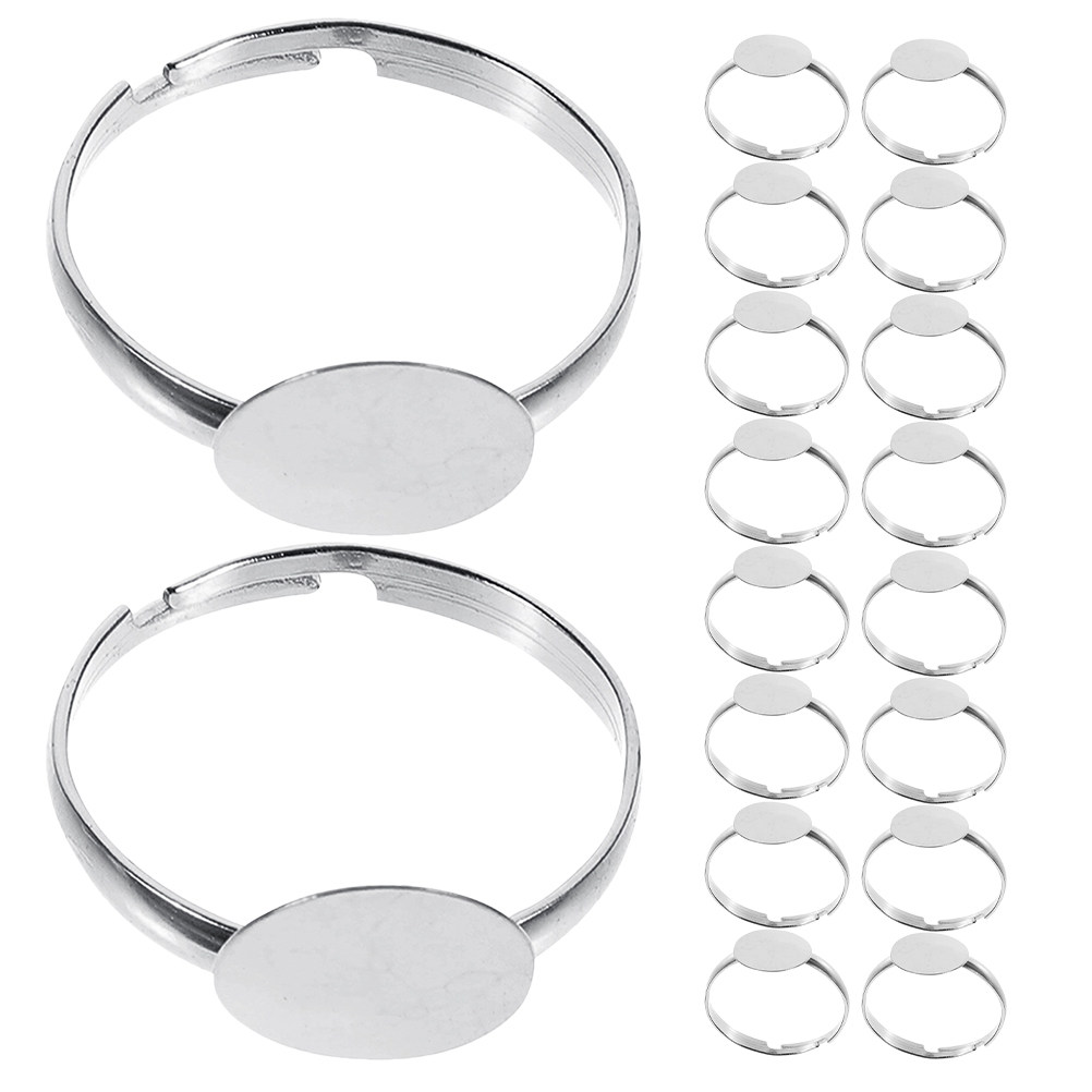 50 قطعة من قواعد الخواتم الفار - مراجعة Ring Set Adjustable وسعره