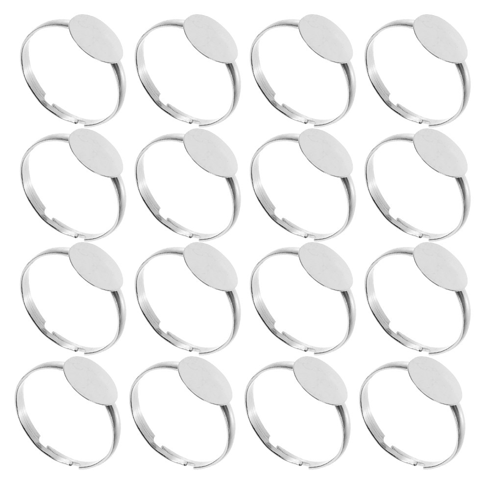 50 قطعة من قواعد الخواتم الفار - مراجعة Ring Set Adjustable وسعره