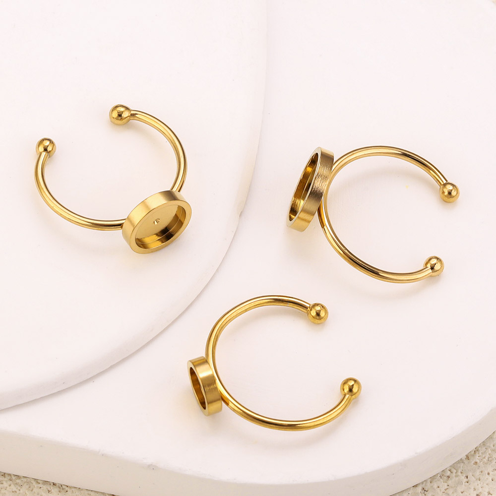 10 قطع من قواعد الخواتم المستد - مراجعة Ring Set Adjustable وسعره