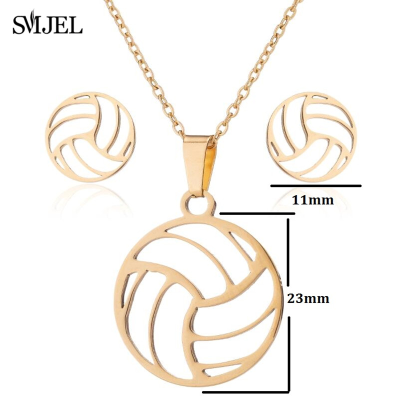 مجموعة مجوهرات كرة الطائرة من  - مراجعة Women'S Volleyball Accessories وسعره