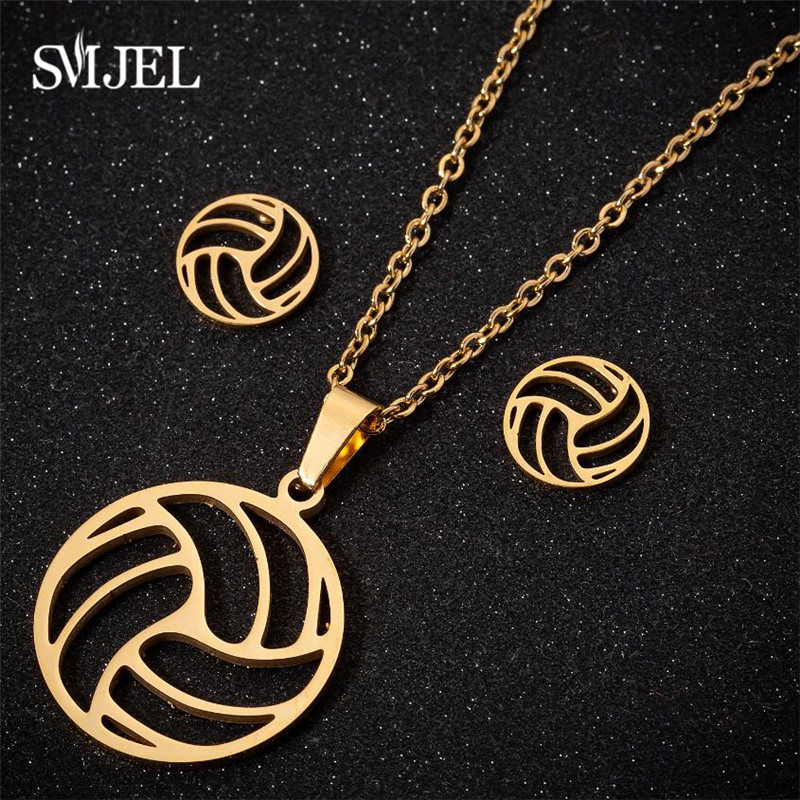 مجموعة مجوهرات كرة الطائرة من  - مراجعة Women'S Volleyball Accessories وسعره