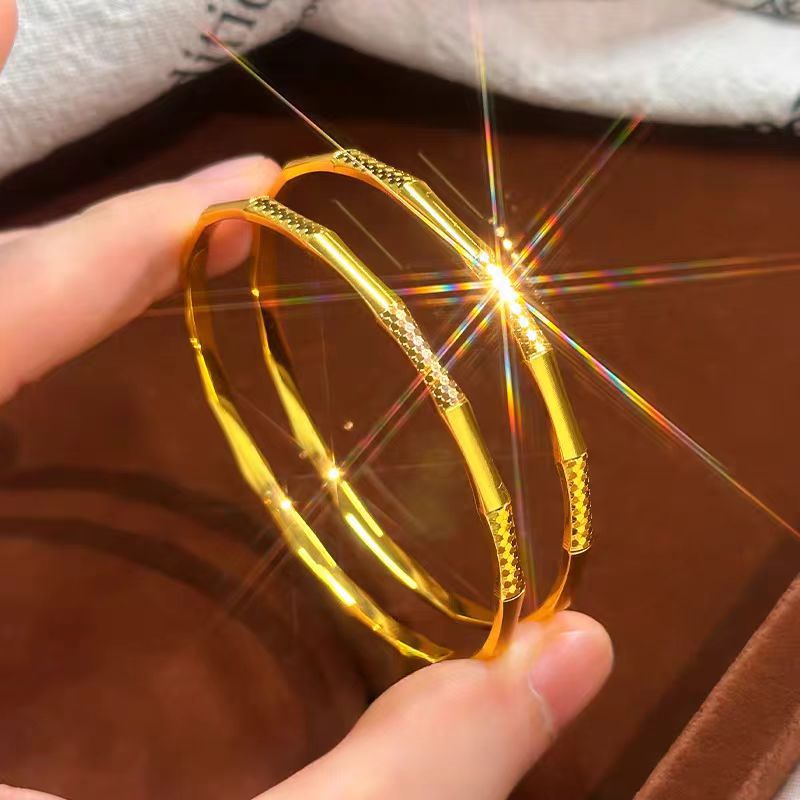 إسوارة ذهبية عيار 24 قيراط AU9 - مراجعة Women Accessories Meaning وسعره