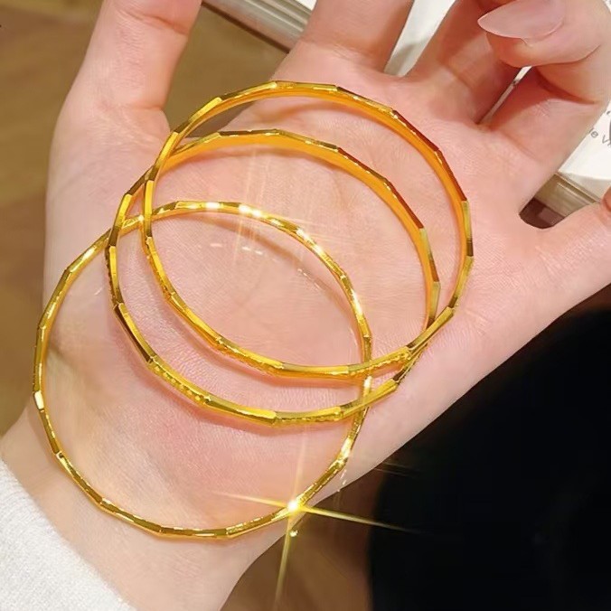 إسوارة ذهبية عيار 24 قيراط AU9 - مراجعة Women Accessories Meaning وسعره