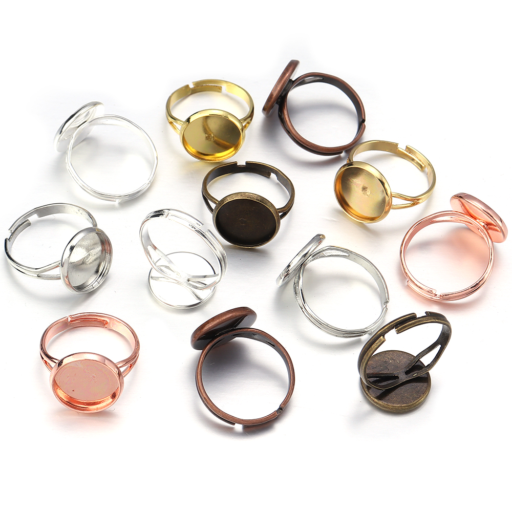 10 قطع/مجموعة قاعدة خاتم فارغة - مراجعة Ring Set Adjustable وسعره