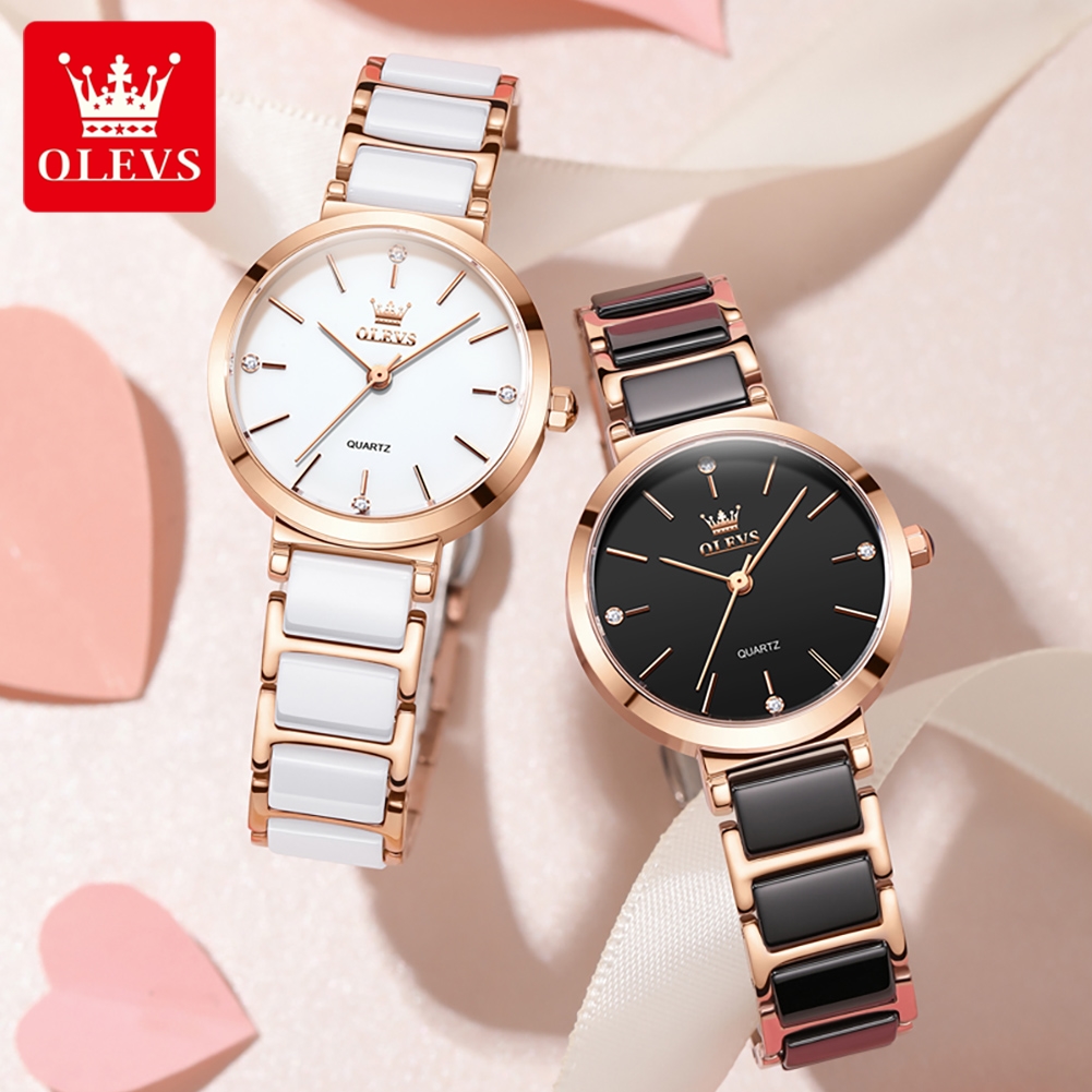 OLEVS ساعة نسائية 5877 ساعة كو - مراجعة Women Accessories Gift Box وسعره