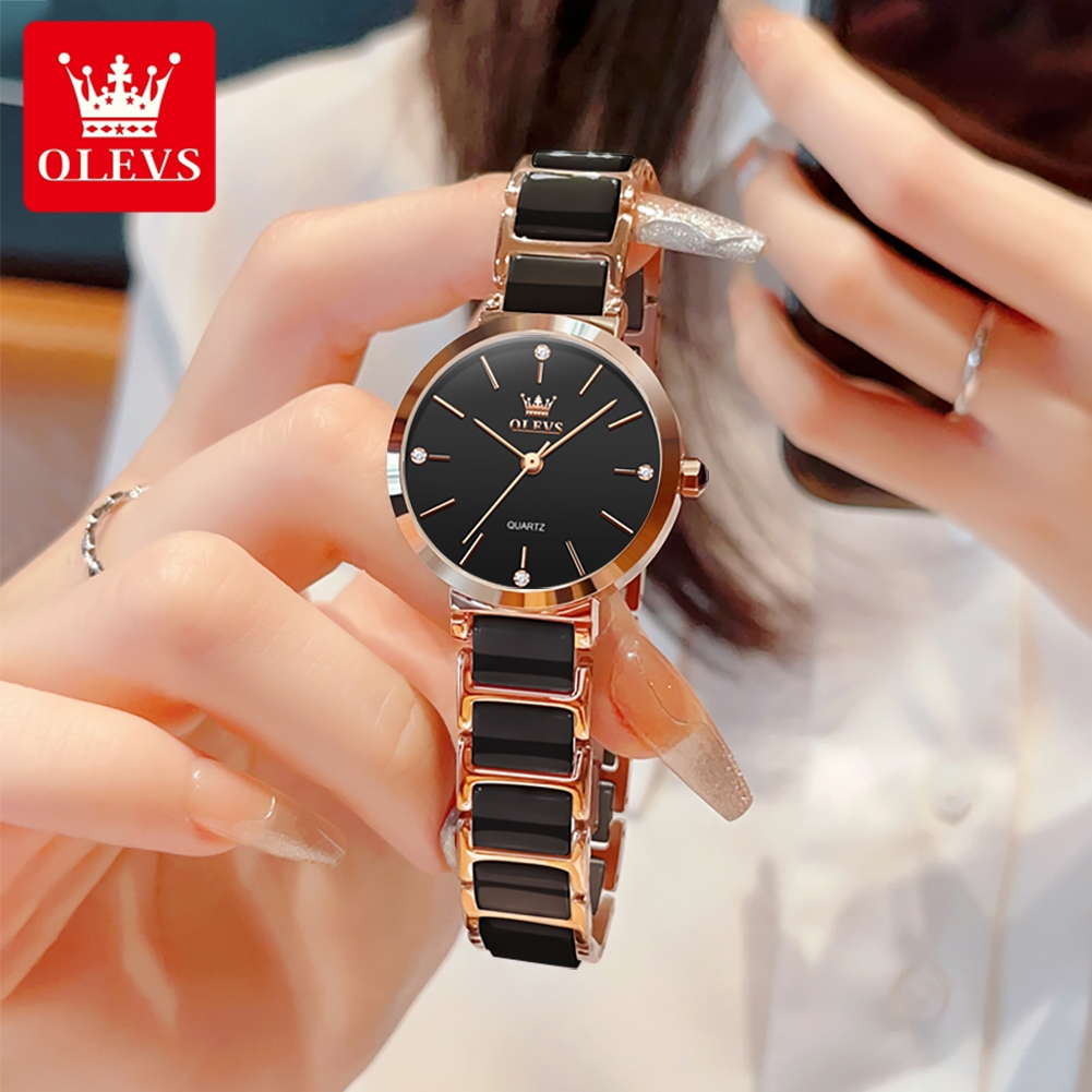 OLEVS ساعة نسائية 5877 ساعة كو - مراجعة Women Accessories Gift Box وسعره