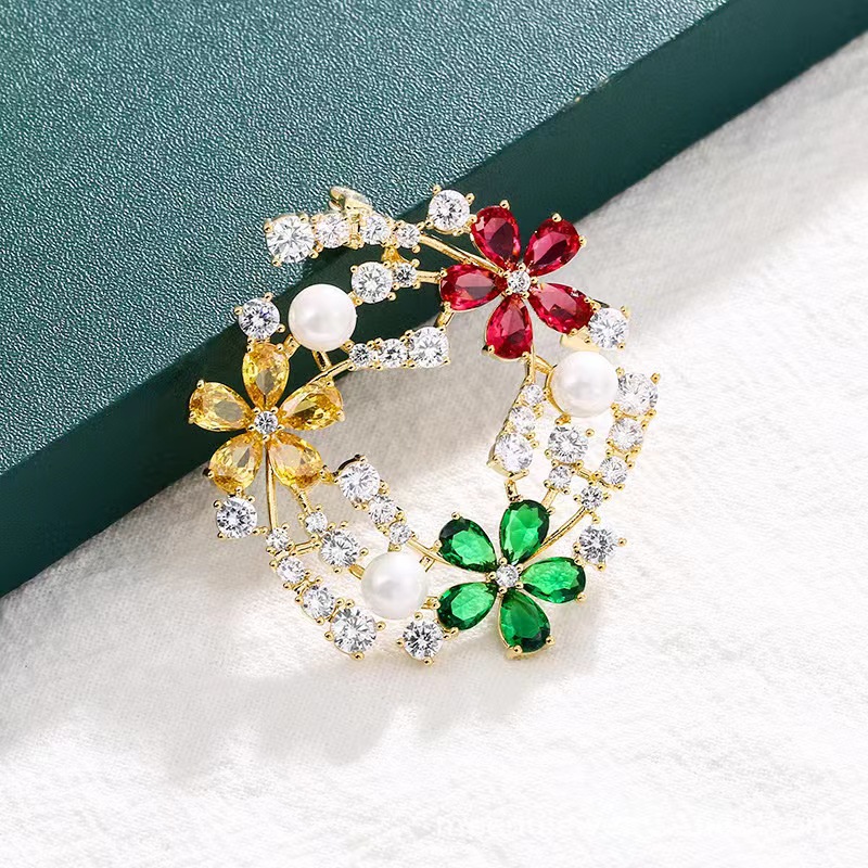 شعبية الزركون بروش تصميم بروش  - مراجعة Women'S Accessories Manufacturers وسعره