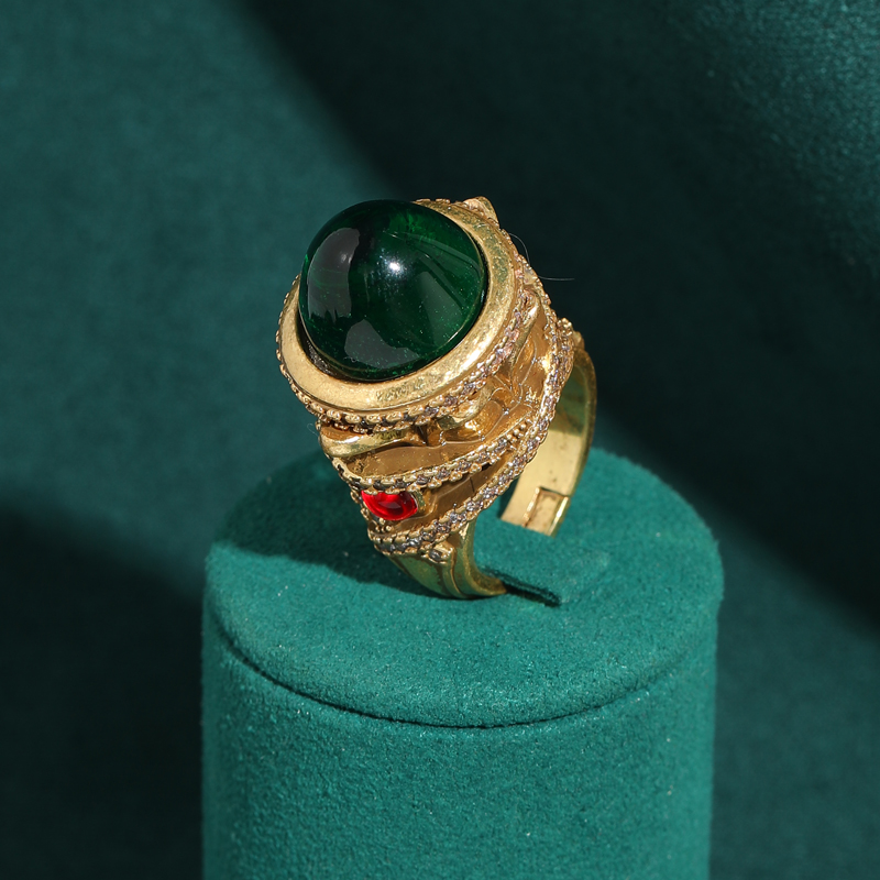خواتم تاج خضراء عتيقة للنساء،  - مراجعة Women'S Accessories Trends 2026 وسعره