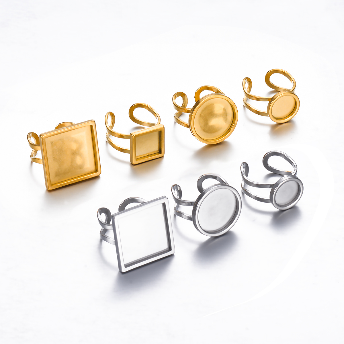 4 قطع من الفولاذ المقاوم للصدأ - مراجعة Ring Set Adjustable وسعره