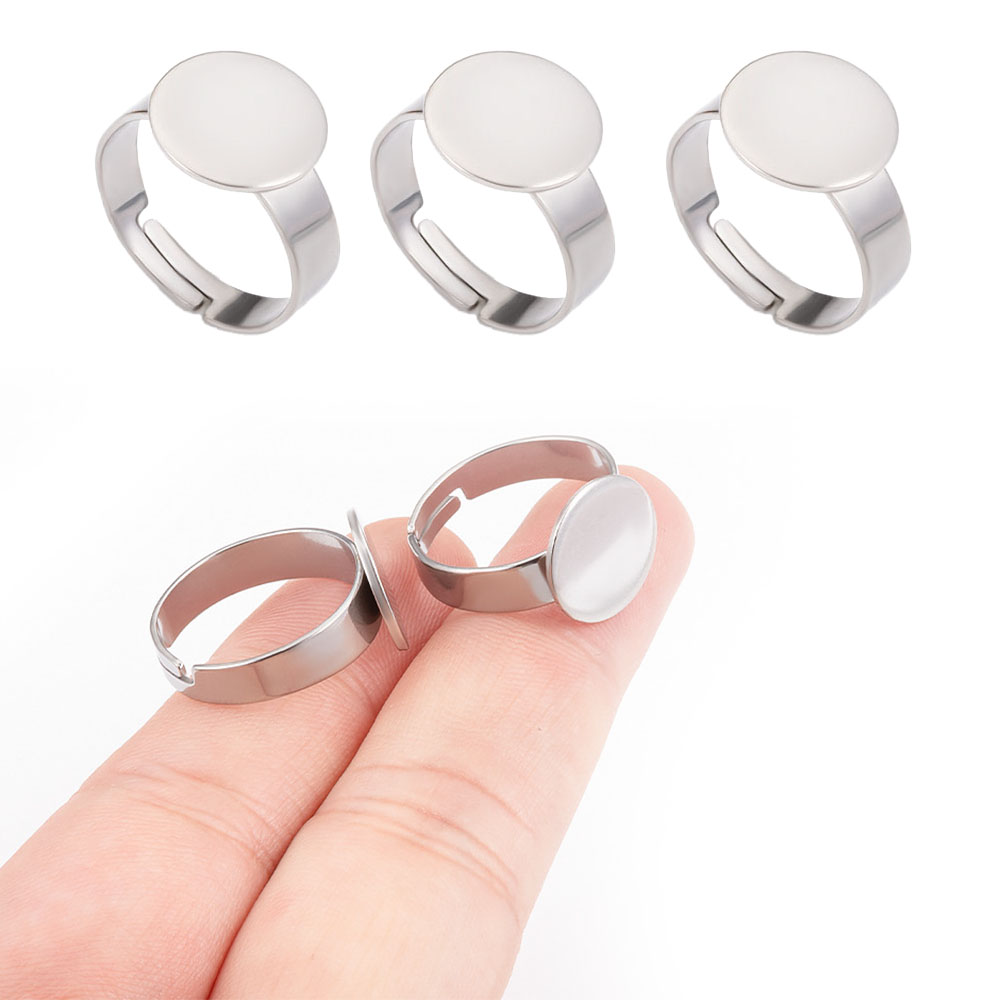 10 قطع من الخواتم الفولاذية ال - مراجعة Ring Set Adjustable وسعره