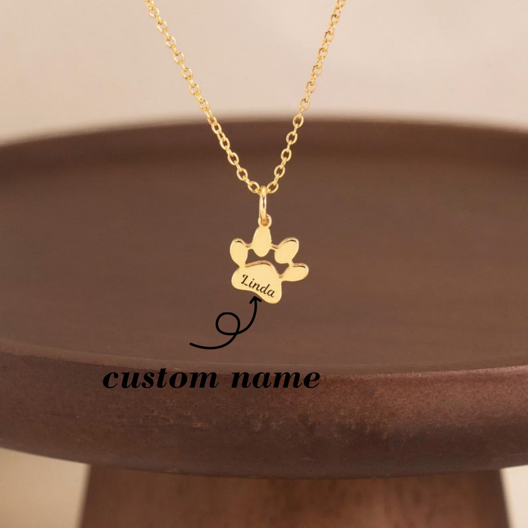 قلادة مخصصة بالاسم مع نقش مخلب - مراجعة Women Accessories Gift Box وسعره