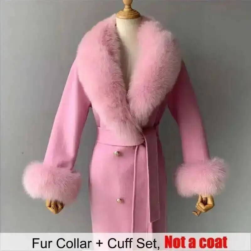 الفراء الحقيقي طوق والأصفاد مج - مراجعة Women'S Winter Accessories Set وسعره