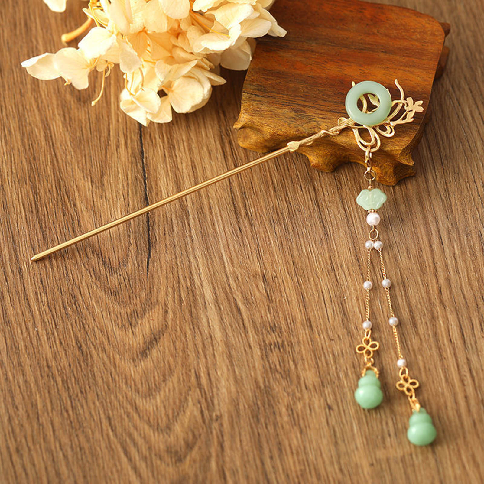 النمط الصيني الزجاج دبوس الشعر - مراجعة Young Women'S Accessories وسعره