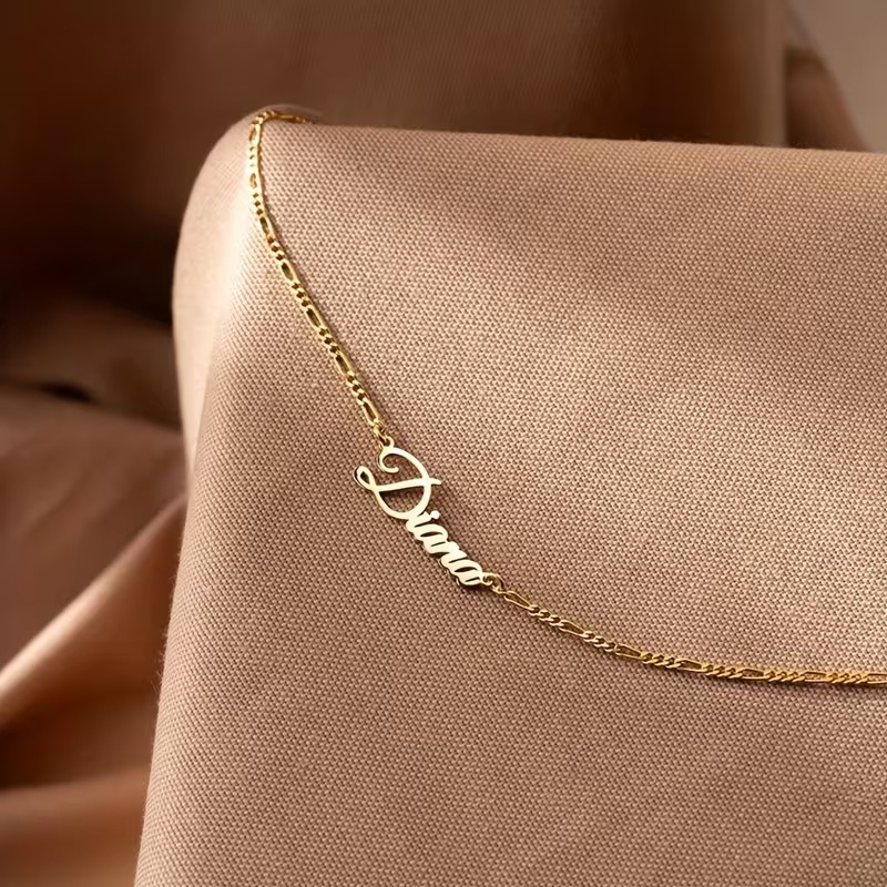 سلاسل عنق فيجارو مخصصة مع اسم  - مراجعة Women Accessories Gift Box وسعره