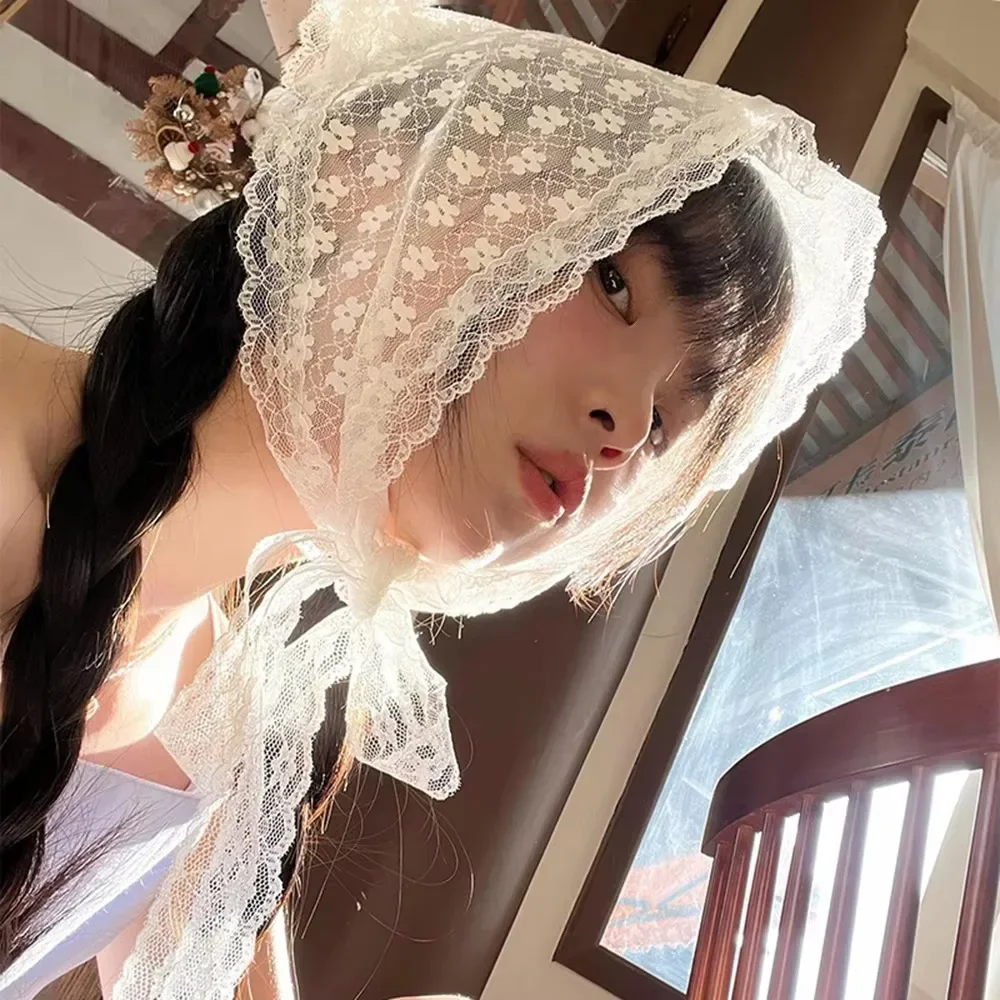 وشاح رقبة أنيق من الدانتيل للن - مراجعة Women Accessories Shop Design وسعره