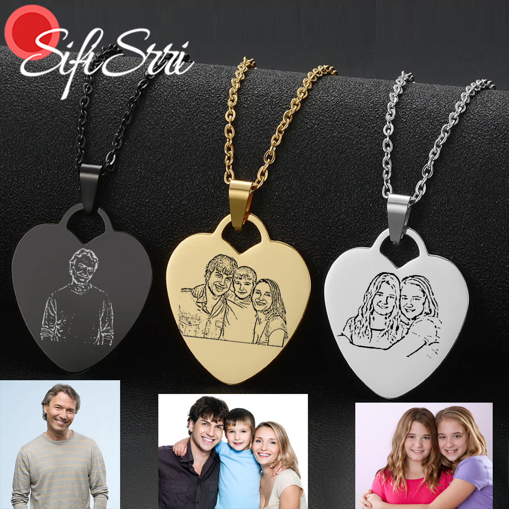 قلادة خط صورة مخصصة للنساء ، ن - مراجعة Women Accessories Gift Box وسعره