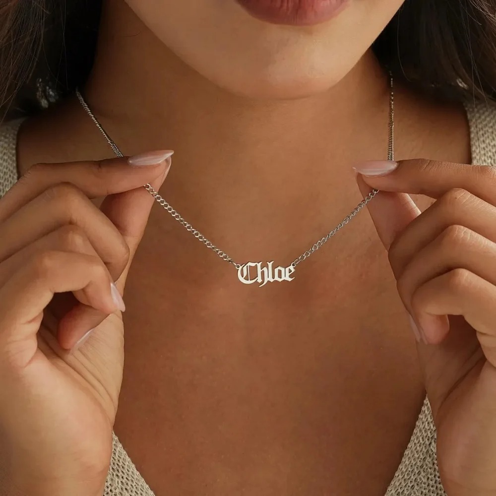 قلادة مخصصة بالاسم مع سلسلة كو - مراجعة Women Accessories Gift Box وسعره