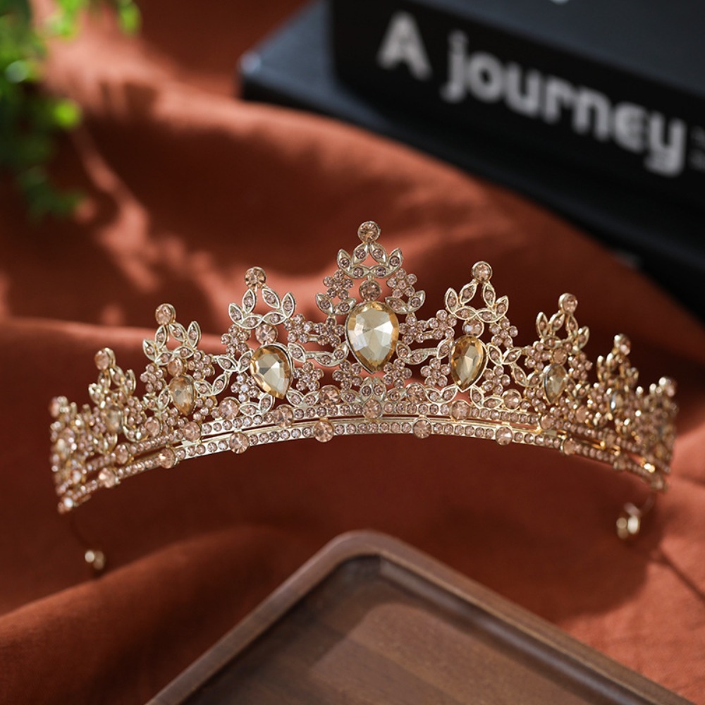 تاج زفاف فضي مطلي بتصميم أوراق - مراجعة Women'S Formal Accessories وسعره
