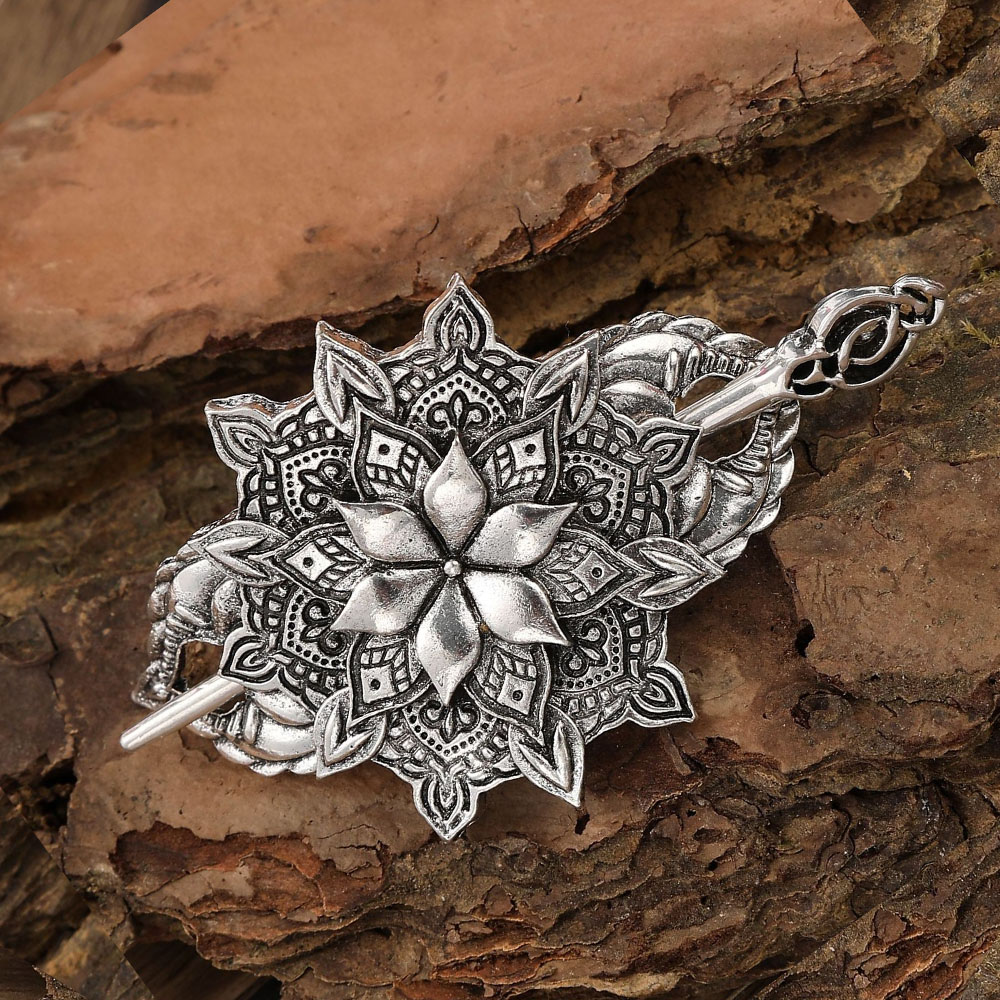1 قطعة دبوس الشعر زهرة شعبية ا - مراجعة Women'S Formal Accessories وسعره